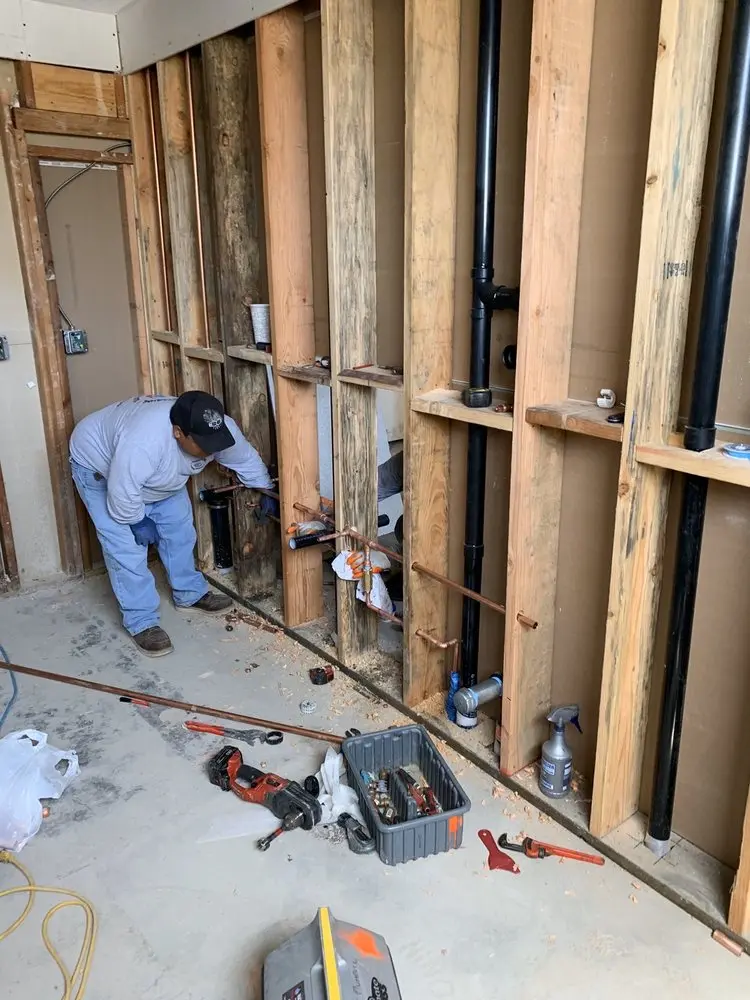 Commercial rough-in plumbing for Commercial Plumbing in Mountain Lake Colony